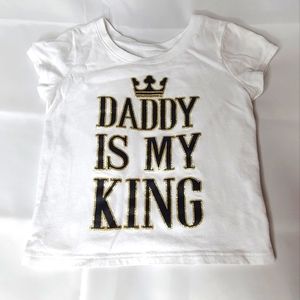 Daddy is my King kids Tee